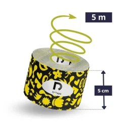 DrTape mocna wodoodporna taśma do tejpingu 5cm x 5m Cartoon