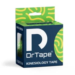 DrTape mocna wodoodporna taśma do tejpingu 5 cm x 5 m zielono - żółty