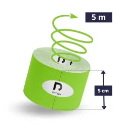 DrTape mocna wodoodporna taśma do tejpingu 5cm x 5m zielona