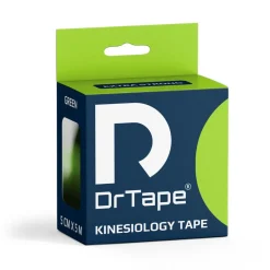 DrTape mocna wodoodporna taśma do tejpingu 5cm x 5m zielona