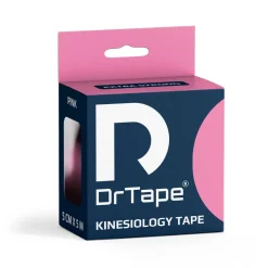 DrTape mocna wodoodporna taśma do tejpingu 5cm x 5m różowa