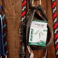 Equine Kinesio hipoalergiczna i wodoodporna taśma dla koni 5 cm x 5 m zielona