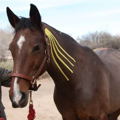 Equine Kinesio hipoalergiczna i wodoodporna taśma dla koni 5 cm x 5 m żółta