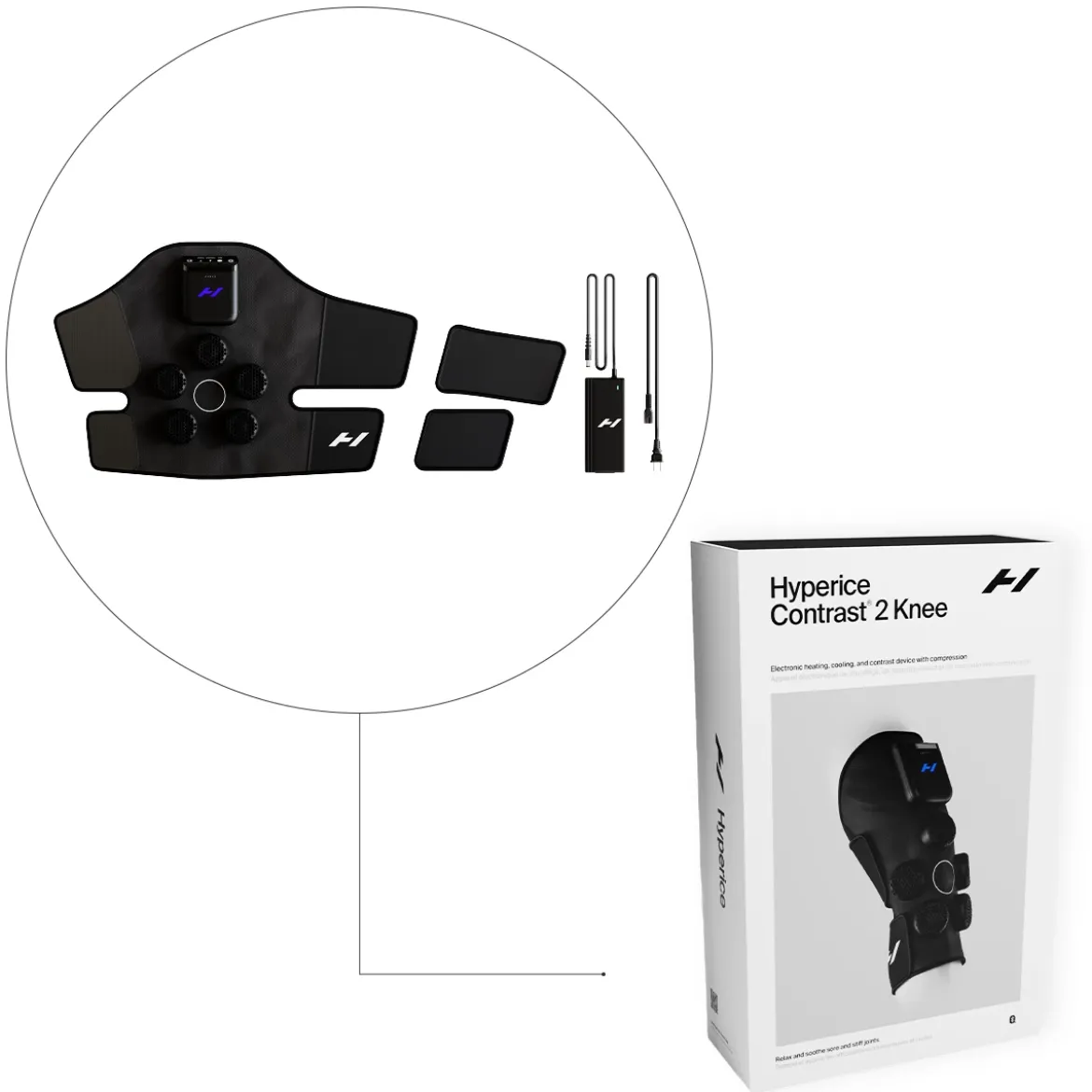 Hyperice Contrast 2 Knee - system do terapii kontrastowej
