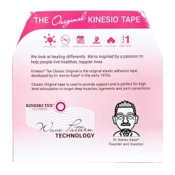 Kinesio Tex Classic hipoalergiczna do dużych partii mięśniowych 5cm x 31,5m czerwona