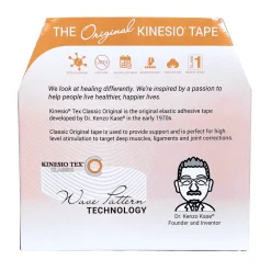 Kinesio Tex Classic hipoalergiczna do dużych partii mięśniowych 5cm x 31,5m beżowa
