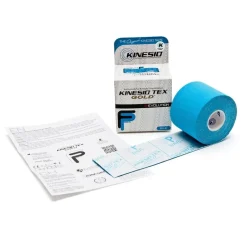 Kinesio Tex Gold FP bawełniana hipoalergiczna 5cm x 5m niebieska