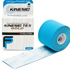Kinesio Tex Gold FP bawełniana hipoalergiczna 5cm x 5m niebieska
