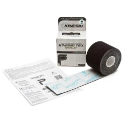 Kinesio Tex Gold FP bawełniana hipoalergiczna 5cm x 5m czarna