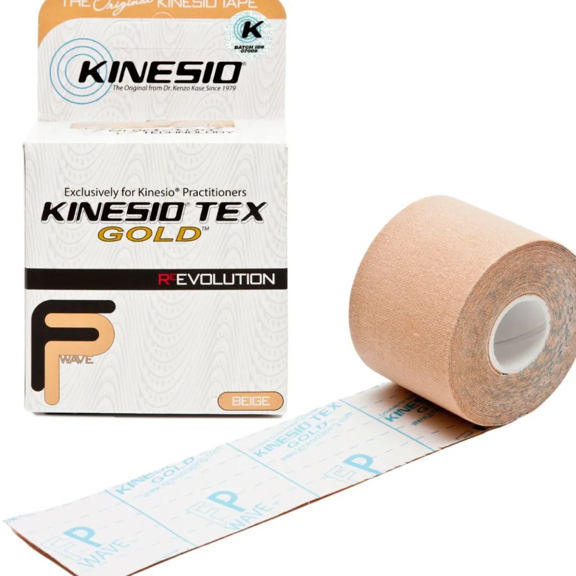 Kinesio Tex Gold FP bawełniana hipoalergiczna 5cm x 5m beżowa
