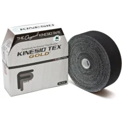 Kinesio Tex Gold FP hipoalergiczna do dużych grup mięśniowych 5cm x 31,5m czarna