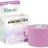 Kinesio Tex Gold Light Touch+ hipoalergiczna do wrażliwej skóry 5 cm x 5 m fioletowa