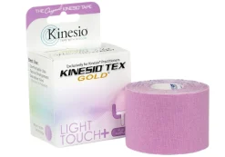 Kinesio Tex Gold Light Touch+ hipoalergiczna do wrażliwej skóry 5 cm x 5 m fioletowa
