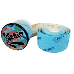 Kinesio Tex Performance+ hipoalergiczna z liniami ułatwiającymi cięcie 5 cm x 5 m niebieska