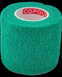 Kohezyjny bandaż typu coban Copoly