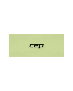 Lekka sportowa opaska na głowę do biegania unisex limonkowa Core Run CEP