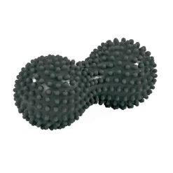 Mini wałek duoball jeżyk z kolcami orzeszek do masażuPinofit szary