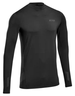 Męska bluzka zimowa sportowa z długim rękawem CEP Cold Weather czarna