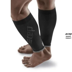 Męskie opaski kompresyjne na łydki sportowe CEP Ultralight czarne