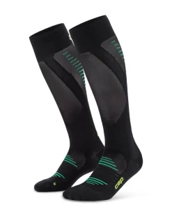 Męskie podkolanówki kompresyjne do biegania PRO Run Ultralight CEP czarne