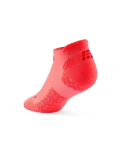 Męskie skarpety kompresyjne sportowe stopki no show CEP Core Run Ultralight koralowy