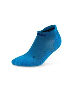 Męskie skarpety kompresyjne sportowe stopki no show CEP Core Run Ultralight niebieskie