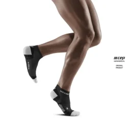 Męskie skarpety kompresyjne sportowe CEP Ultralight low-cut czarne