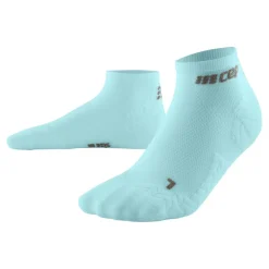 Męskie skarpety kompresyjne sportowe CEP Ultralight low-cut błękitne - nowa kolekcja