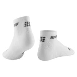 Męskie skarpety kompresyjne sportowe CEP Ultralight low-cut białe - nowa kolekcja