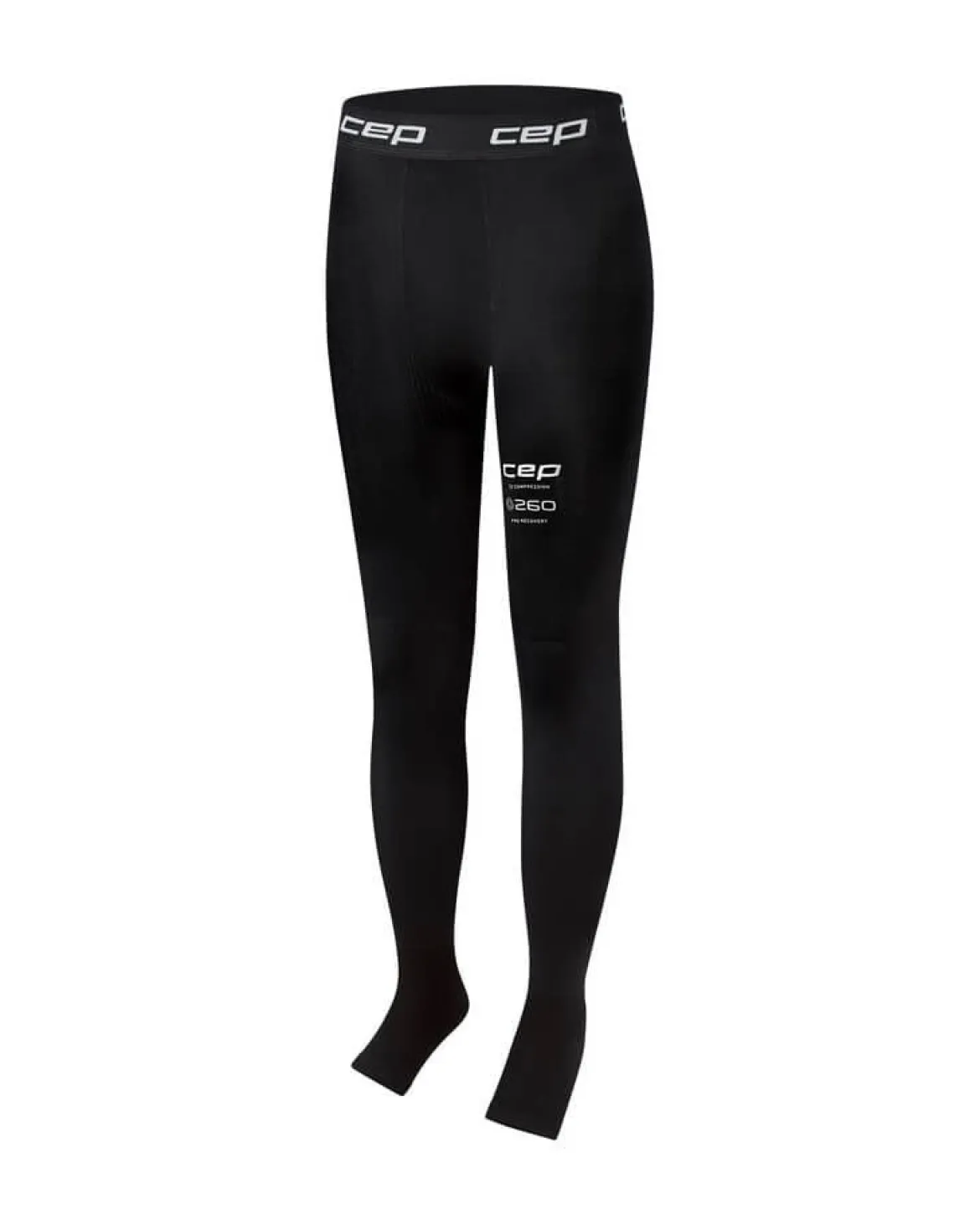 Męskie spodnie kompresyjne regeneracyjne do długiego odpoczynku z otwartą stopą Pro Recovery Tights 4.0 CEP