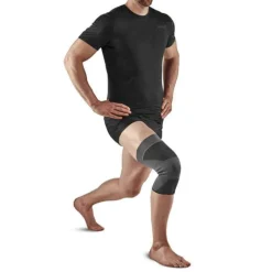Opaska kompresyjna na staw kolanowy Mid Support Compression CEP unisex szara