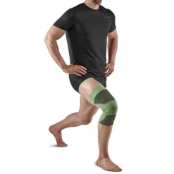 Opaska kompresyjna na staw kolanowy Mid Support Compression CEP unisex zielona