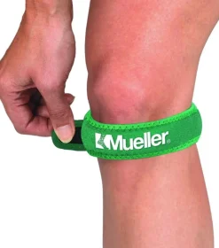 Opaska podrzepkowa na kolano skoczka regulowana uniwersalna Mueller