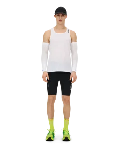 Opaski kompresyjne na ramiona rękawki biegowe unisex Core Run Ultralight CEP białe