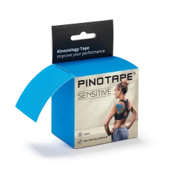 Pinotape Sport Sensitive 5cm x 5m dla wrażliwej skóry - niebieski