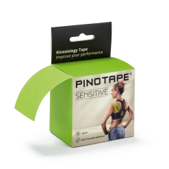 Pinotape Sport Sensitive 5cm x 5m dla wrażliwej skóry - zielony
