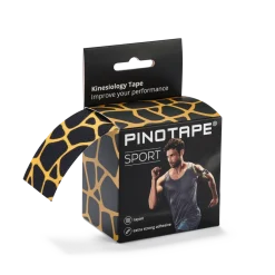 Pinotape Sportwodoodporny, mocny tejp dla sportowców 5 cm x 5 m cętki