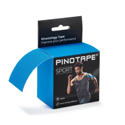 Pinotape Sportwodoodporny, mocny tejp dla sportowców 5 cm x 5 m niebieski