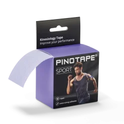 Pinotape Sport wodoodporny, mocny tejp dla sportowców 5 cm x 5 m jasnofioletowy