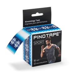 Pinotape Sport wodoodporny, mocny tejp dla sportowców 5 cm x 5 m zimowy