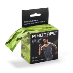 Pinotape Sportwodoodporny, mocny tejp dla sportowców 5 cm x 5 m- moro