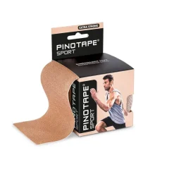 Pinotape Sport XL/XXL wodoodporny tejp dla dużych grup mięśniowych 7,5 cm x 5 m beżowy