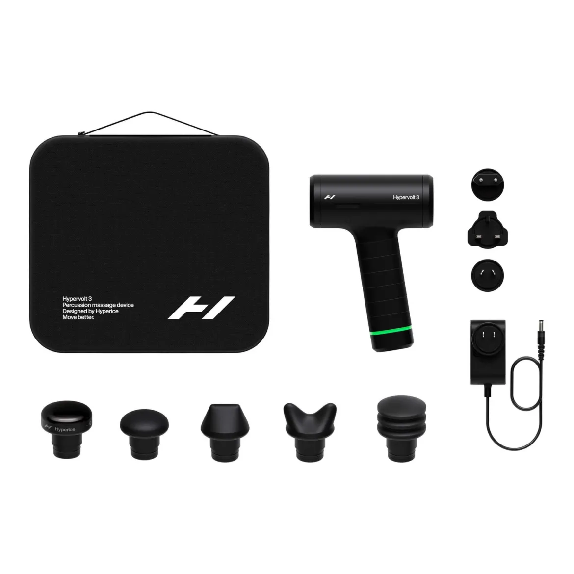 Pistolet do masażu Hypervolt 3 czarny