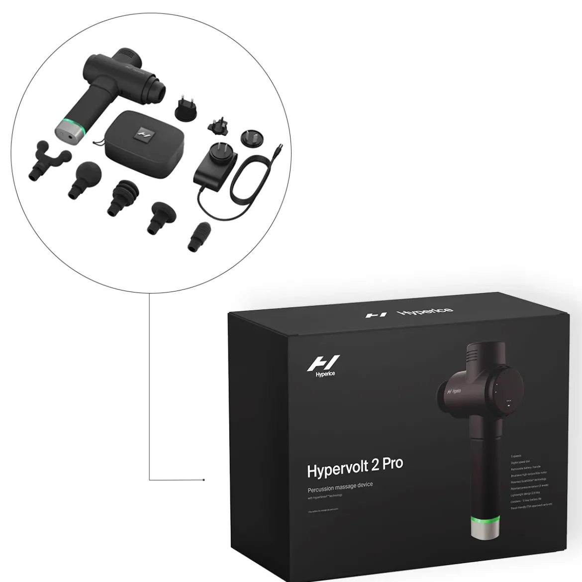 Pistolet do masażu Hypervolt 2 PRO