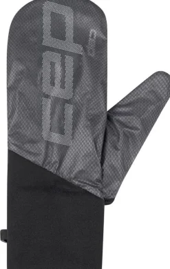 Rękawiczki sportowe ciepłe Pro Run 2w1 odblaskowe unisex czarne Core Run CEP