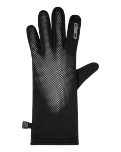 Rękawiczki sportowe odblaskowe unisex czarne Core Run CEP