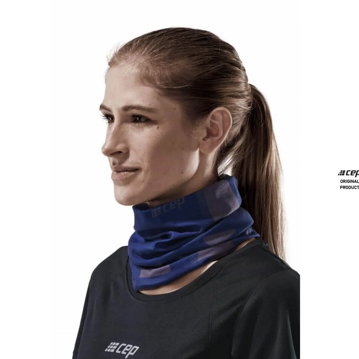 Sportowa bandana CEP komin unisex niebieski