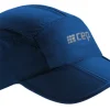 Sportowa czapka z daszkiem do biegania CEP unisex ciemnoniebieska