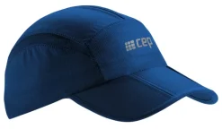 Sportowa czapka z daszkiem do biegania CEP unisex ciemnoniebieska