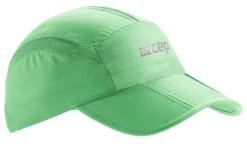Sportowa czapka z daszkiem do biegania CEP unisex zielona